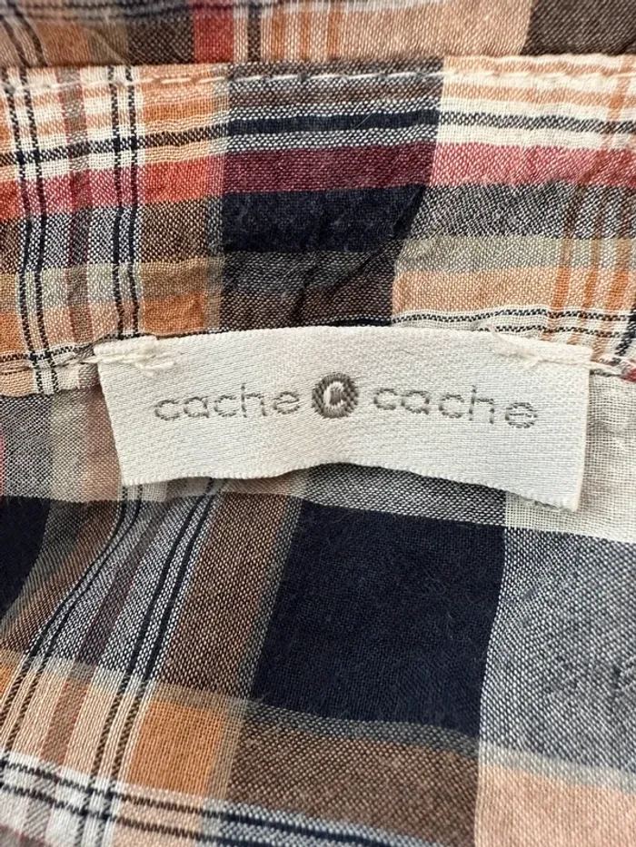 Tunique chemise à carreaux - photo numéro 5