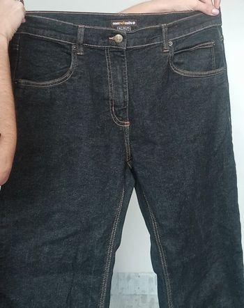 Jean homme noir droit Atlas taille 42