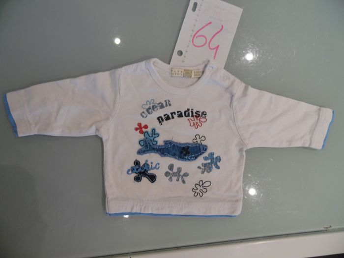 t-shirt 3 mois manche longue tape a l'oeil