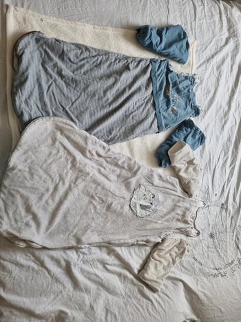 Lot 2 gigoteuses d'hiver TOG 3 avec manches 18-36 mois
