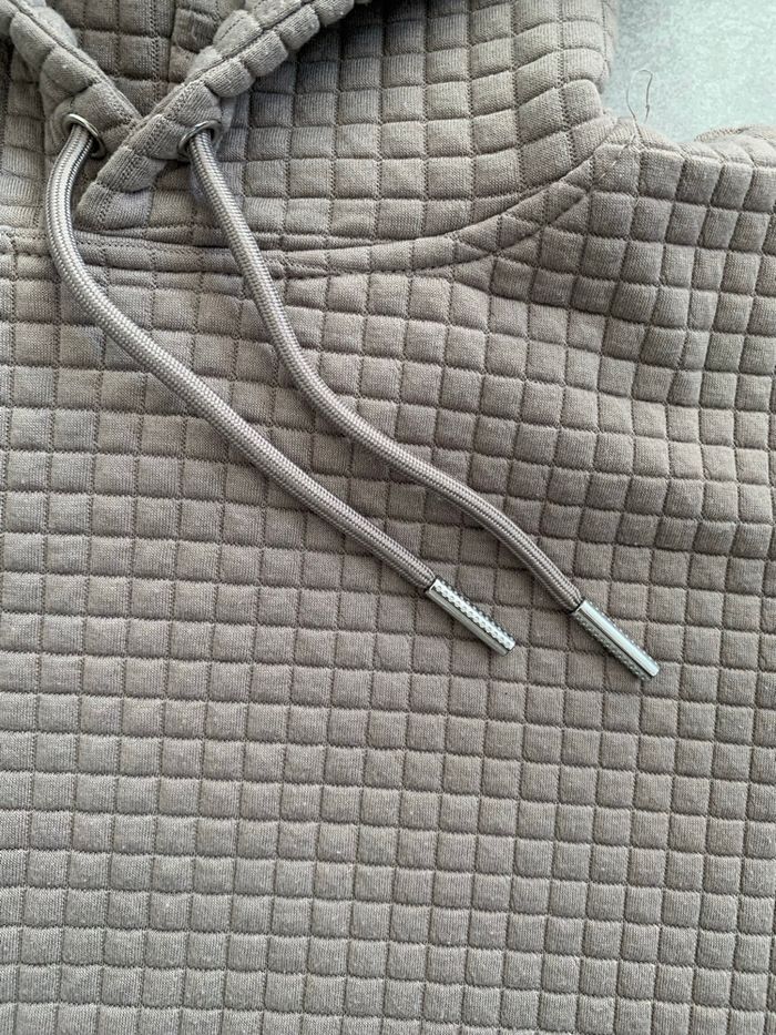 Superbe sweat beige à capuche Icono taille M - photo numéro 2