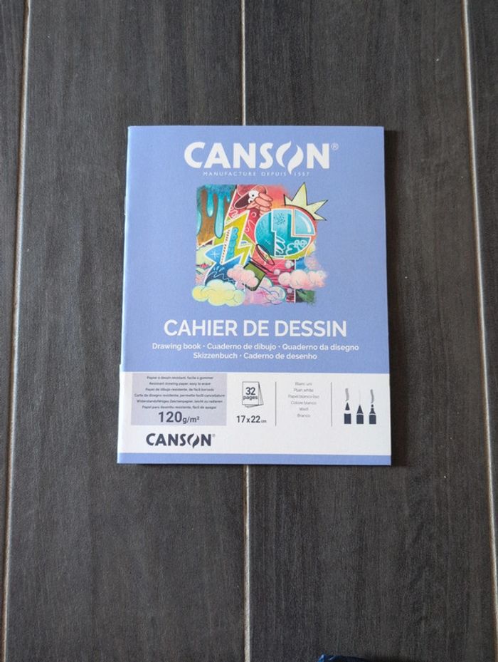 Cahier de dessin canson neuf