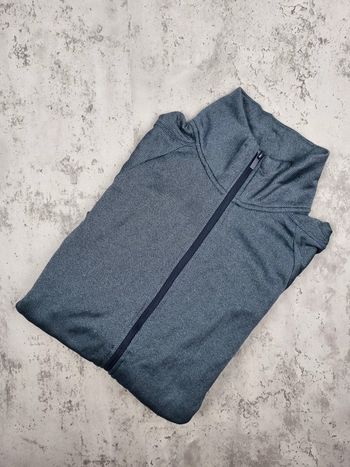 Veste zippée Champion bleu gris – Taille S Femme (mesures en photos)