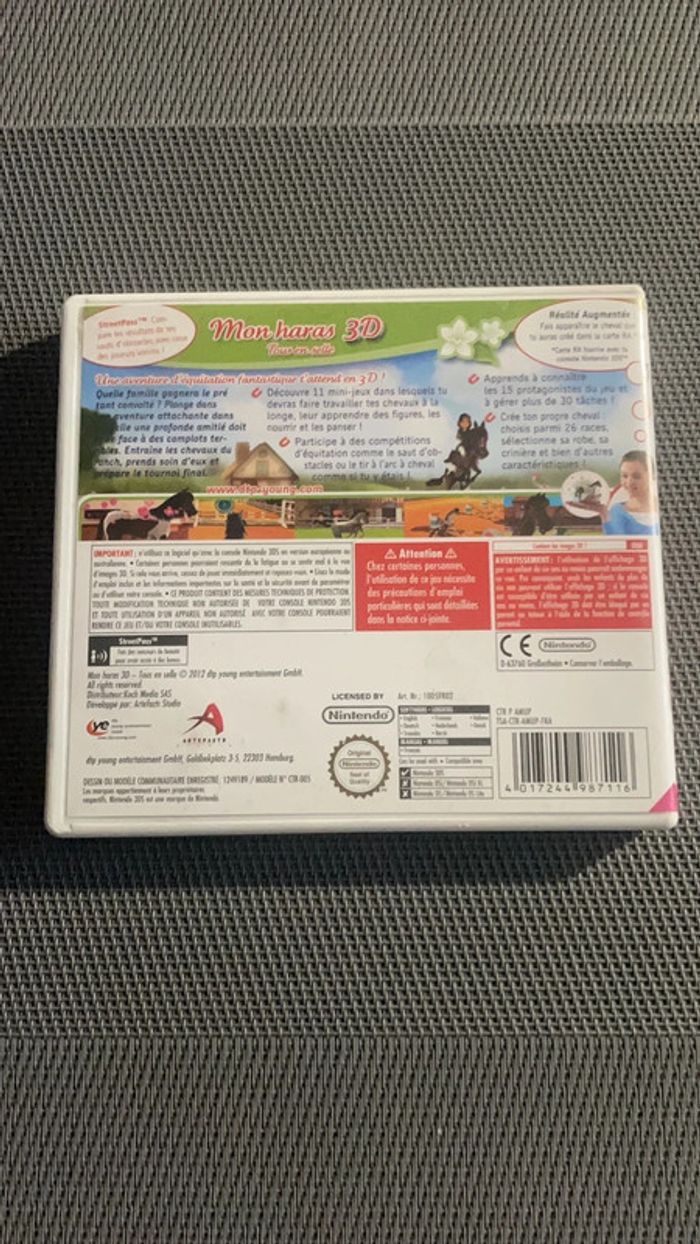 Mon haras 3D Tous en selle Jeu Nintendo 3DS - photo numéro 2