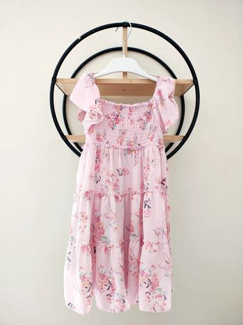 4 ans robe été étiquette coupée