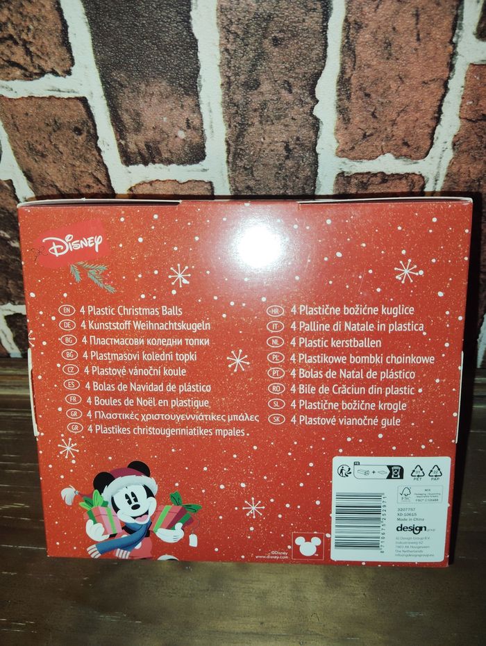 Coffret boules de Noël Mickey - photo numéro 2