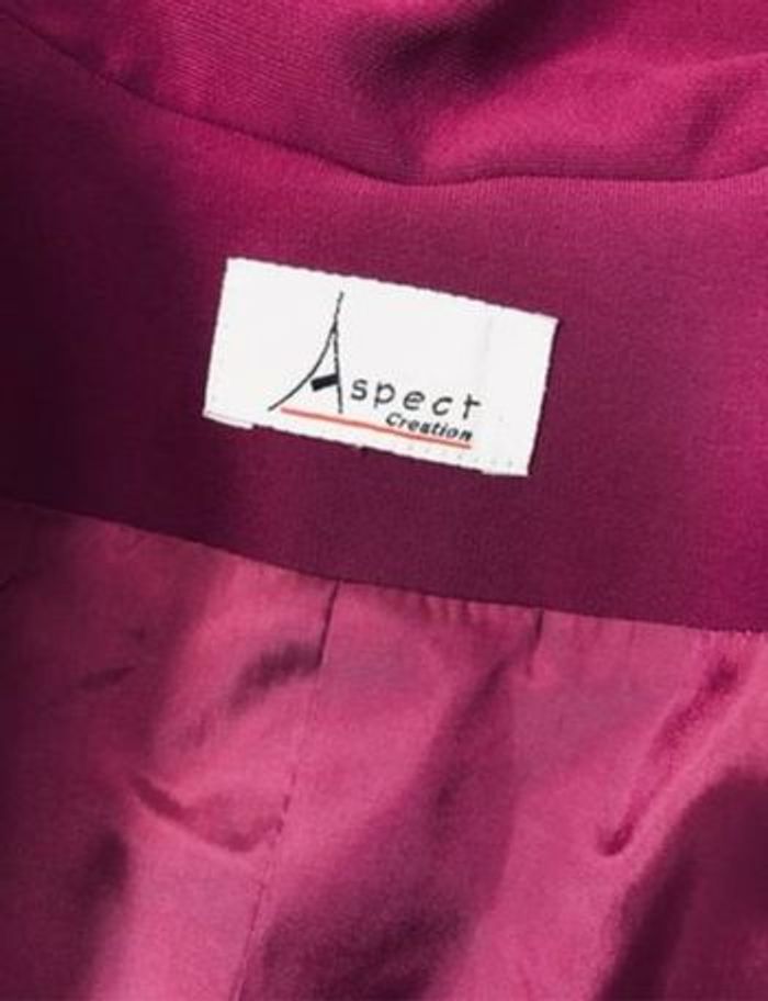 Superbe veste blazer fuschia 52 Aspect Création modèle déposé - photo numéro 7