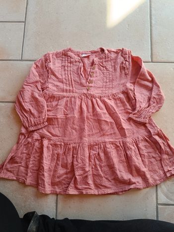Robe courte manches longues Fille 3 ans Tao