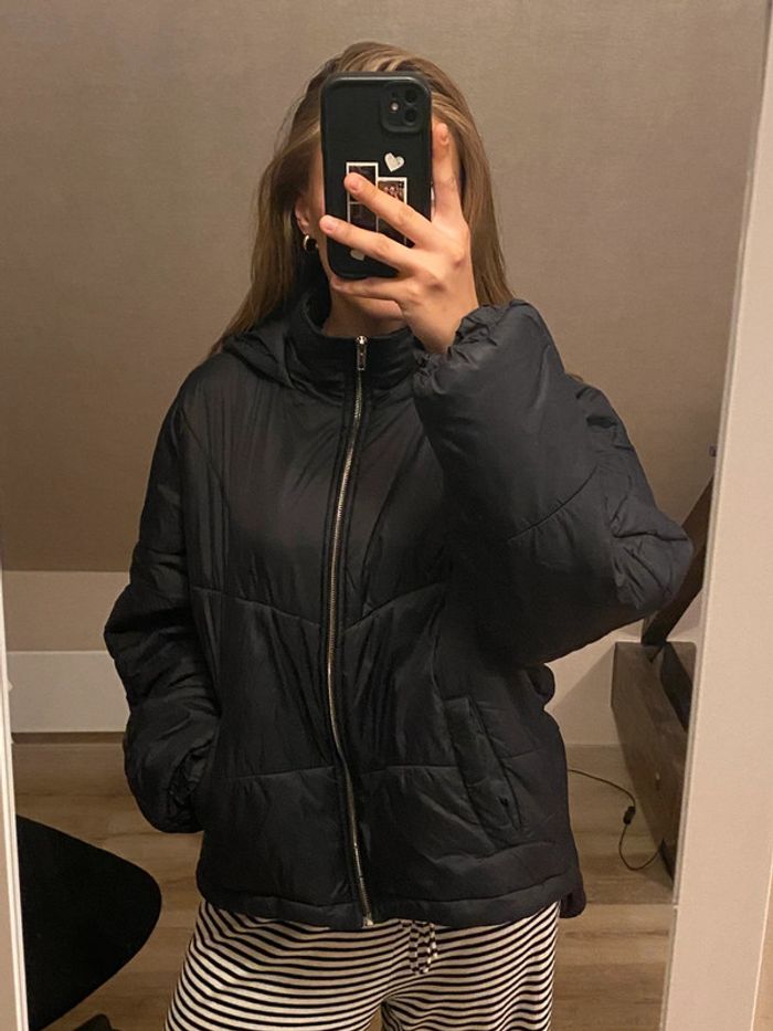 doudoune noir hiver épaisse et chaude homme taille M boohoo man - photo numéro 4