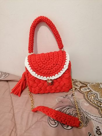 Sac main crochet 