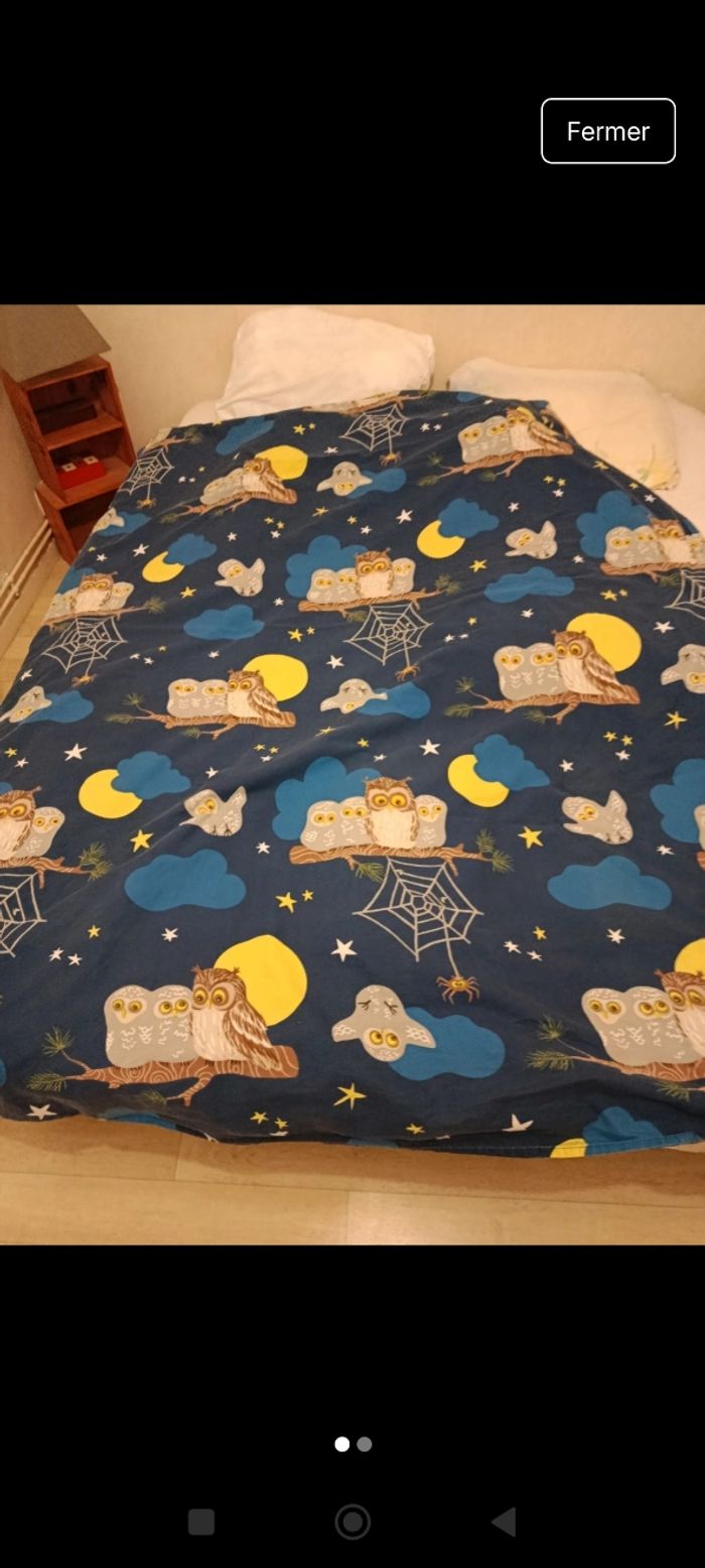 Housse de couette et taie d'oreiller