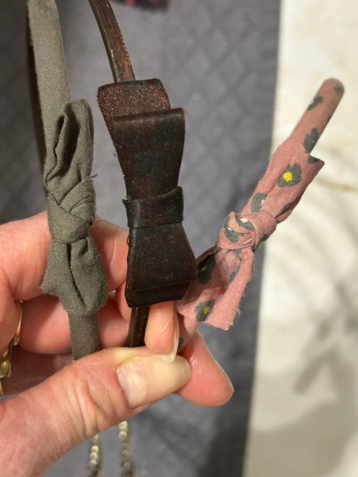 Lot de 7 serres tête petite fille - photo numéro 7