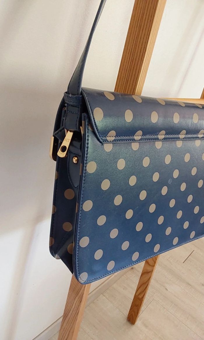 Sac style cartable  Neuf avec étiquette marine et beige - photo numéro 9