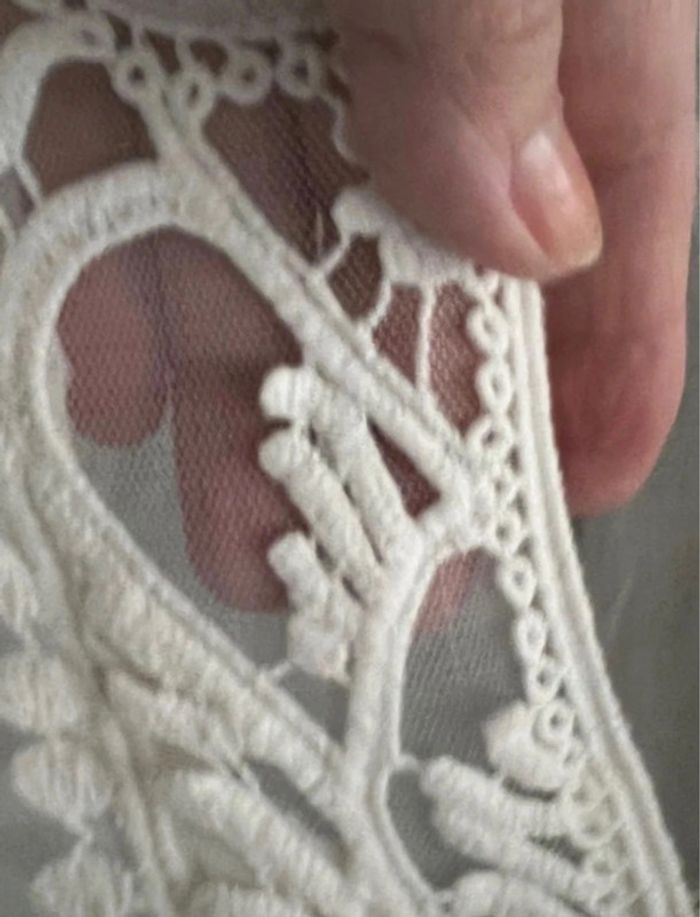 tunique avec tulle et broderie - photo numéro 2