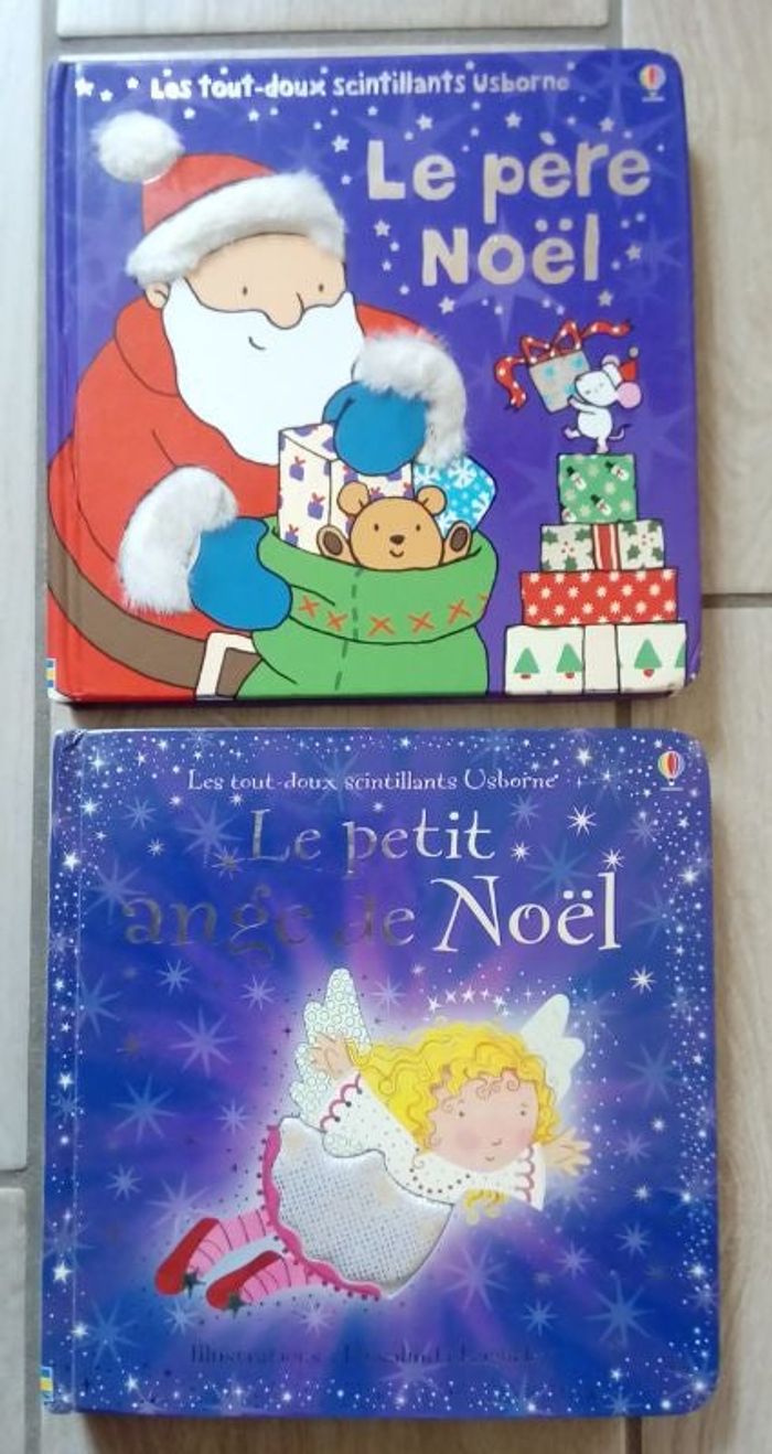 🌲 Lot de 2 livres le père noël et le petit ange de noël 🌲