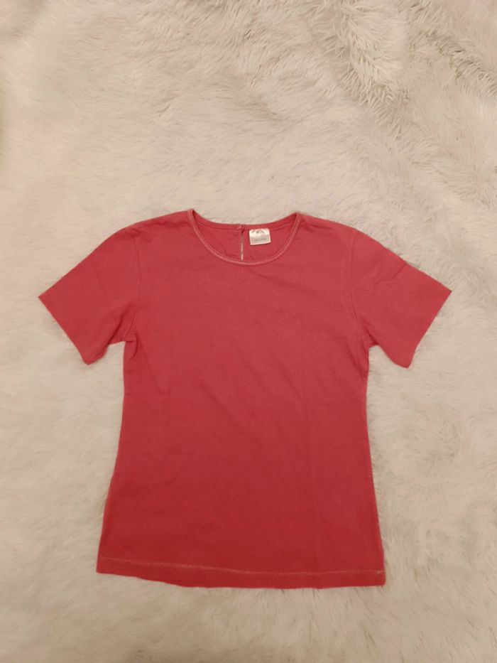 Tshirt manches courtes rose T. 14 ans