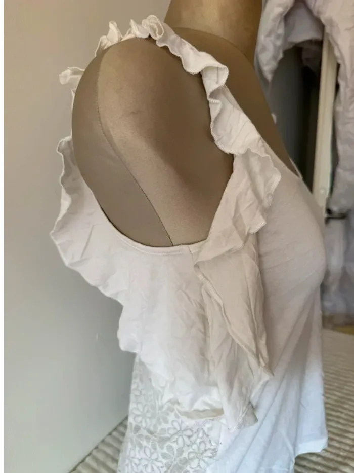 Débardeur blanc taille XS - photo numéro 3