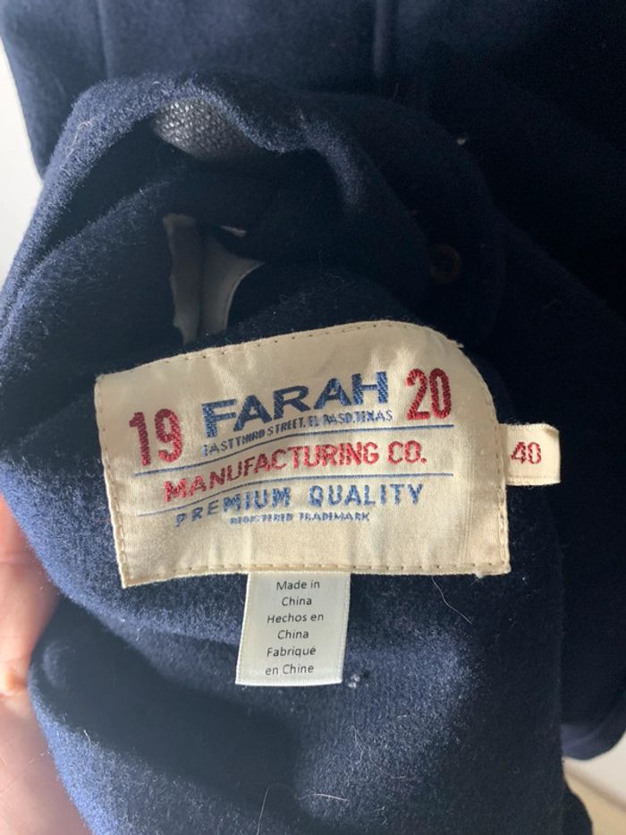 Veste / Blazer Farah Bleu Marine - photo numéro 7