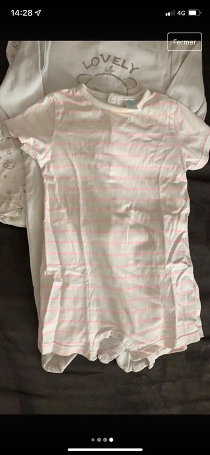 Lot 3 pyjamas 9 mois mixte - photo numéro 4
