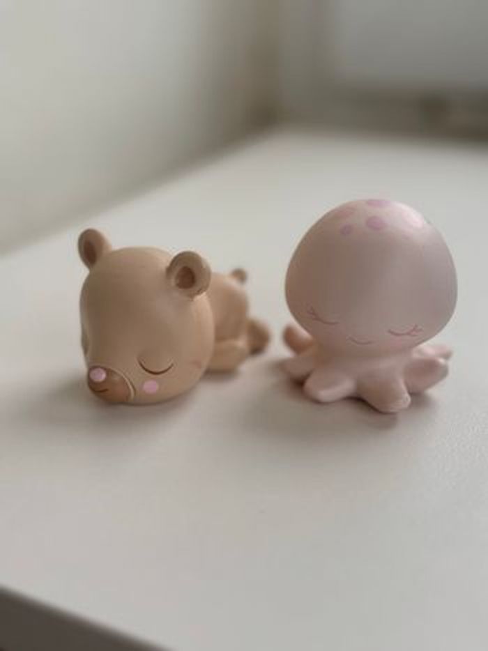 Lot de 2 tonies -  les copains du dodo - doudou nounours et doudou poulpe - photo numéro 2