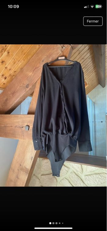 Body blouse noire 