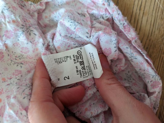 Ensemble short débardeur rose 2 ans - photo numéro 4