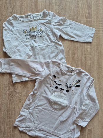 Tee-shirts manches longues 12 mois