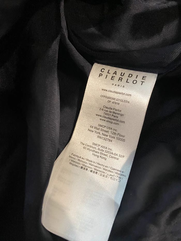 Manteau Claudie pierlot demi saison coton Glen 42 - photo numéro 4