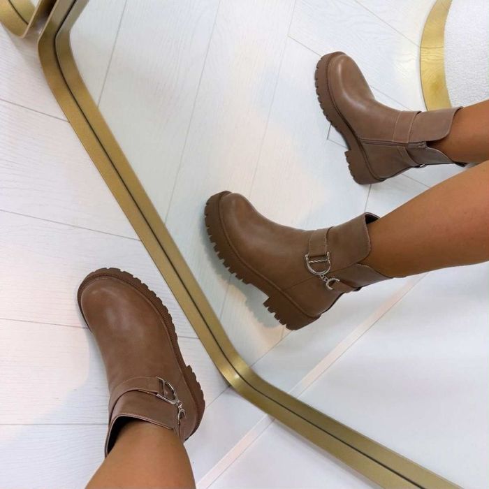 Bottines marrons neuves T38 - photo numéro 3