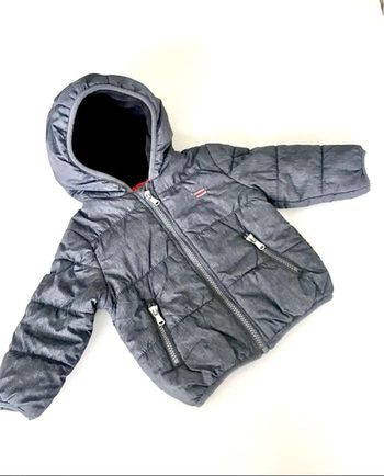Blouson doudoune gris 9 mois