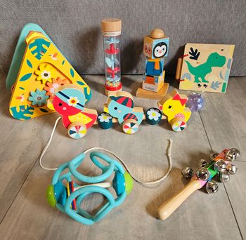 Lot de jouets en bois janod djeco vertbaudet