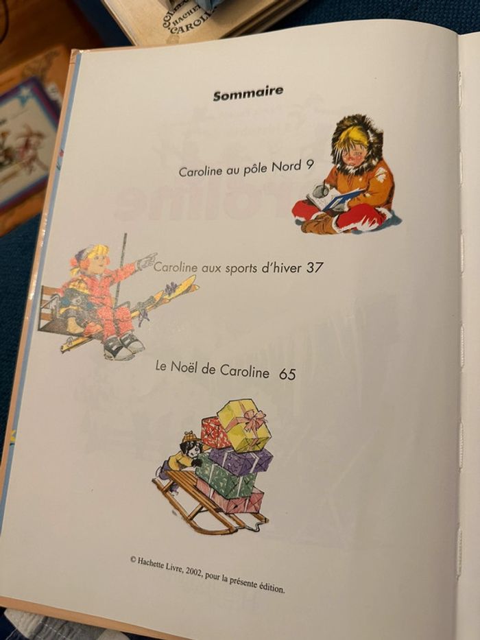 Livre 3 histoires de Caroline Pierre Probst pôle Nord sports d’hiver Noël vintage album - photo numéro 4