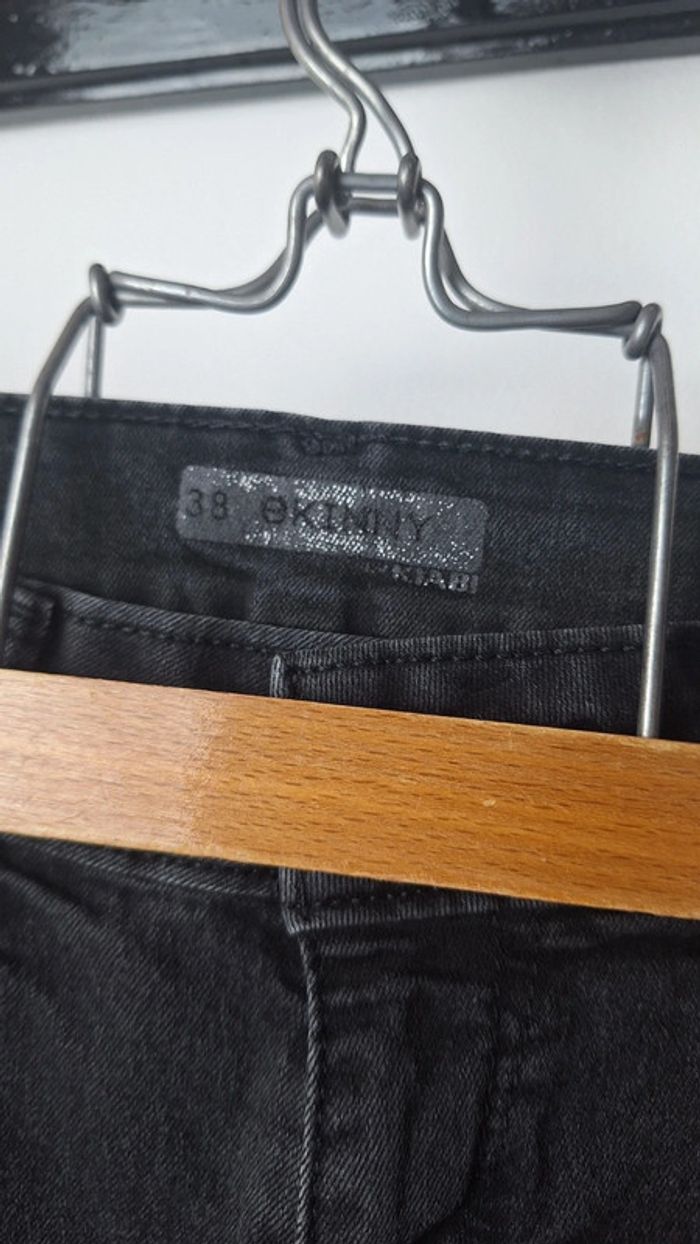 Jeans skinny noir 38 Kiabi - photo numéro 4