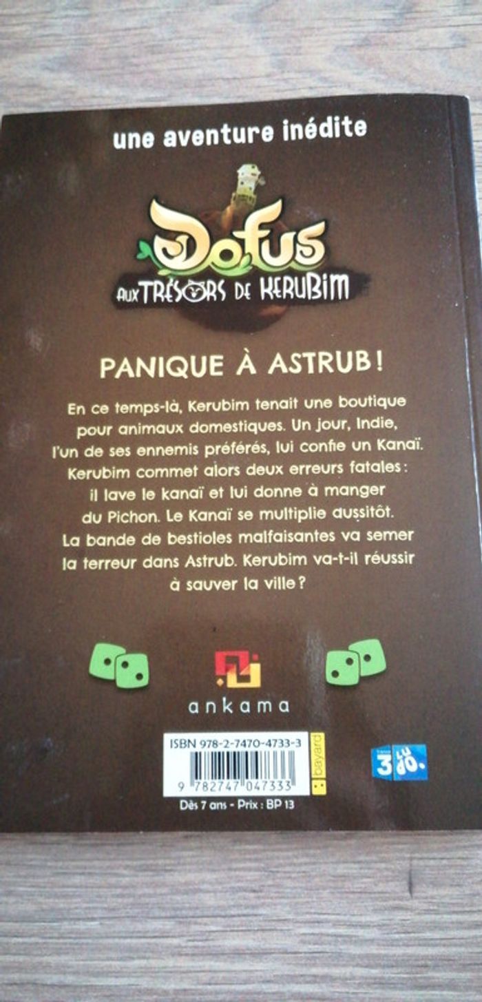 Livre Dofus "Aux trésors de Herubim" - photo numéro 2