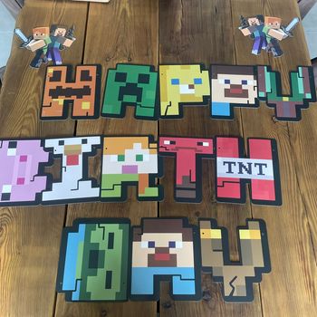Kit anniversaire mine raft