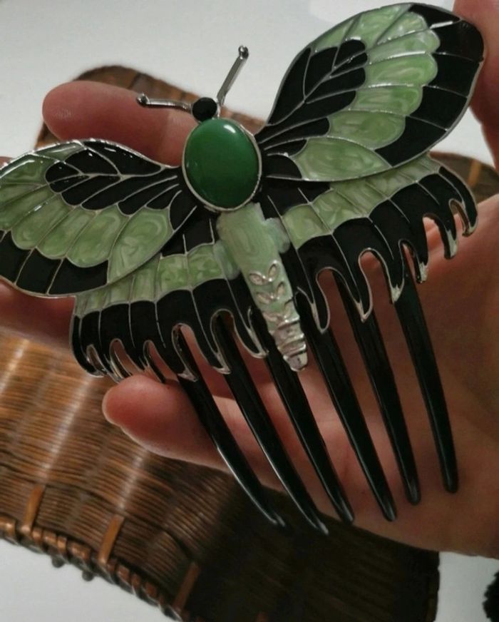 Barette a cheveu rétro papillon Titanic - photo numéro 2