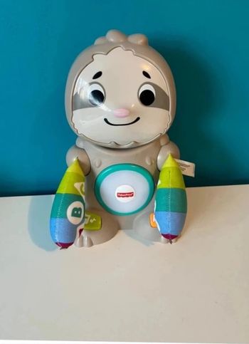 Jouet bébé interactif  Linkimals Mathieu le paresseux de Fisher Price