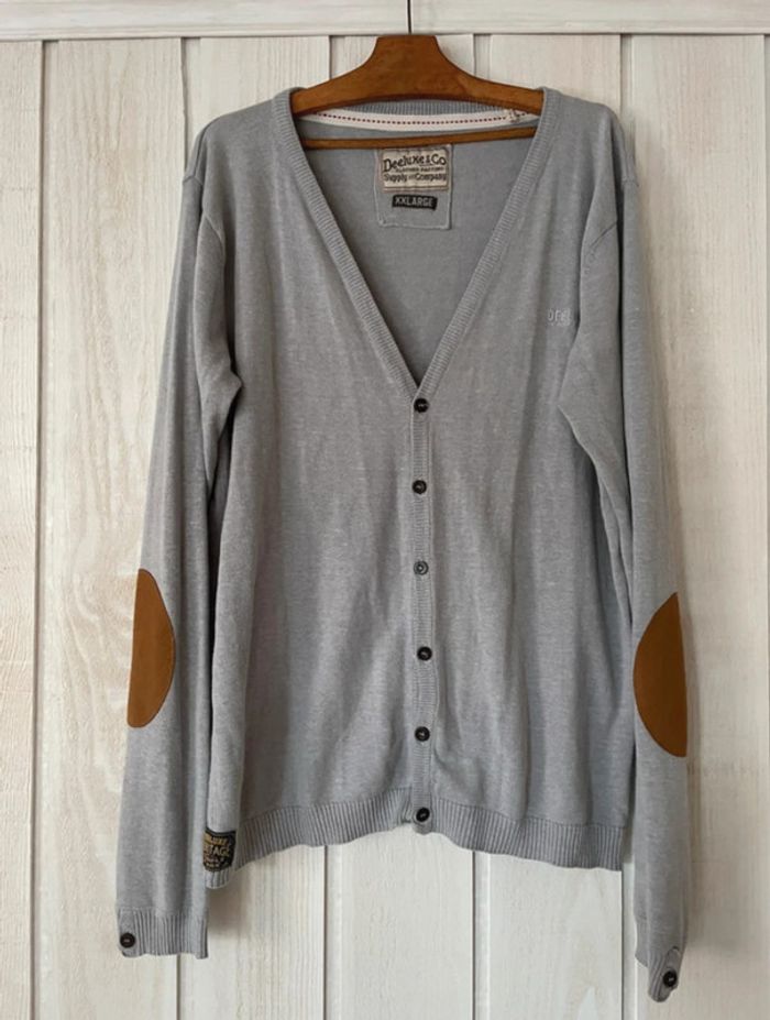 Cardigan gris - Deeluxe - XXL