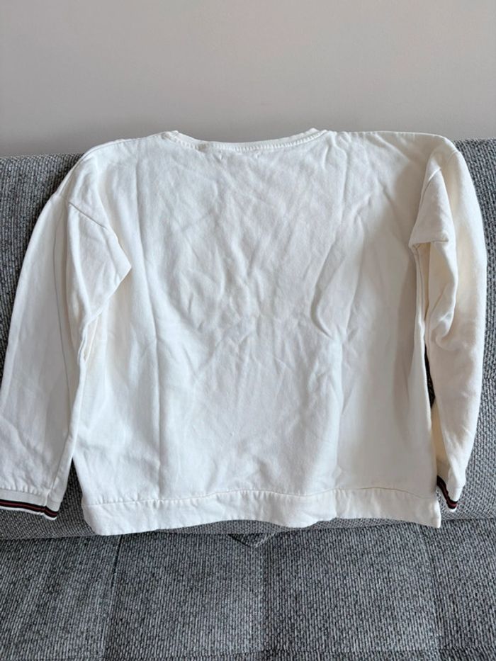 Sweat-shirt femme Springfield blanc - photo numéro 6