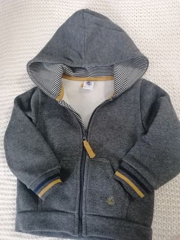 Veste zippée Petit Bateau