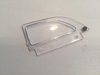 Vitre arrière gauche pièce détachée miniature Peugeot 203 1954 Solido 1/18 #A36