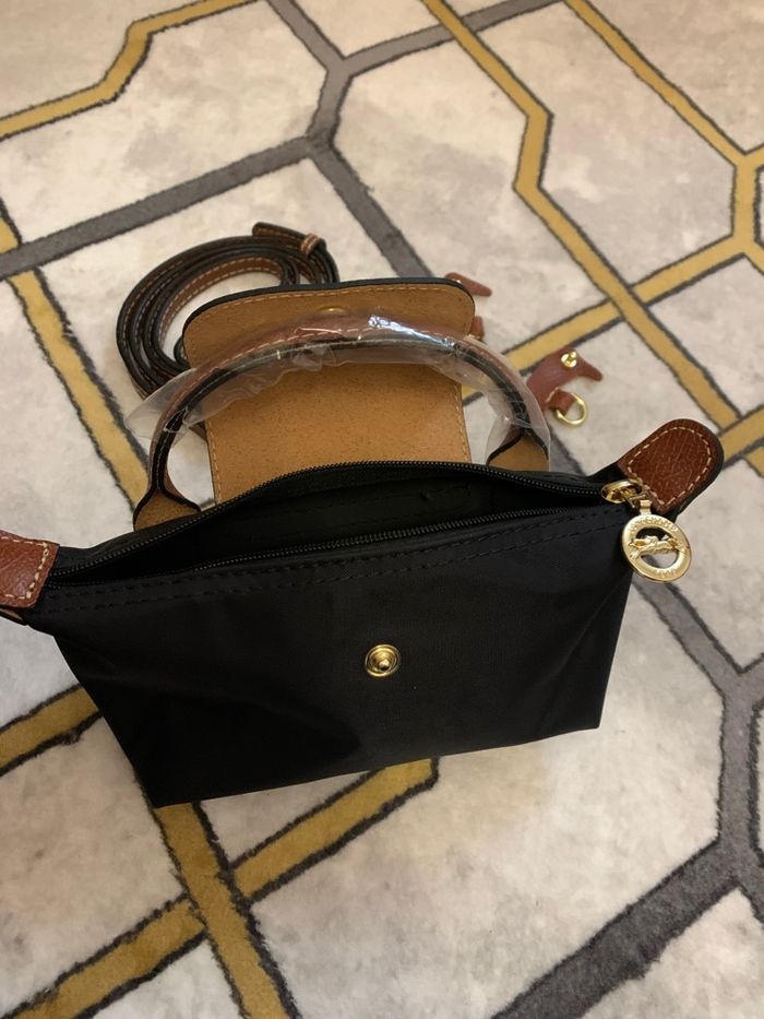 Mini Sac Longchamp Noir Avec Bandoulière - photo numéro 2