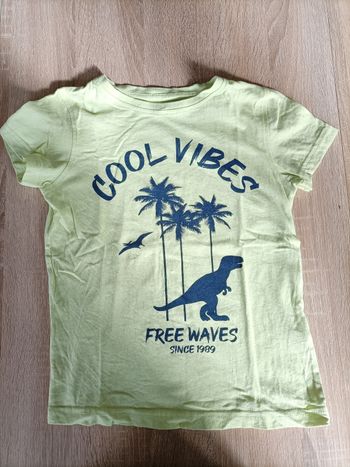 Tee shirt jaune clair - 6 ans garçon