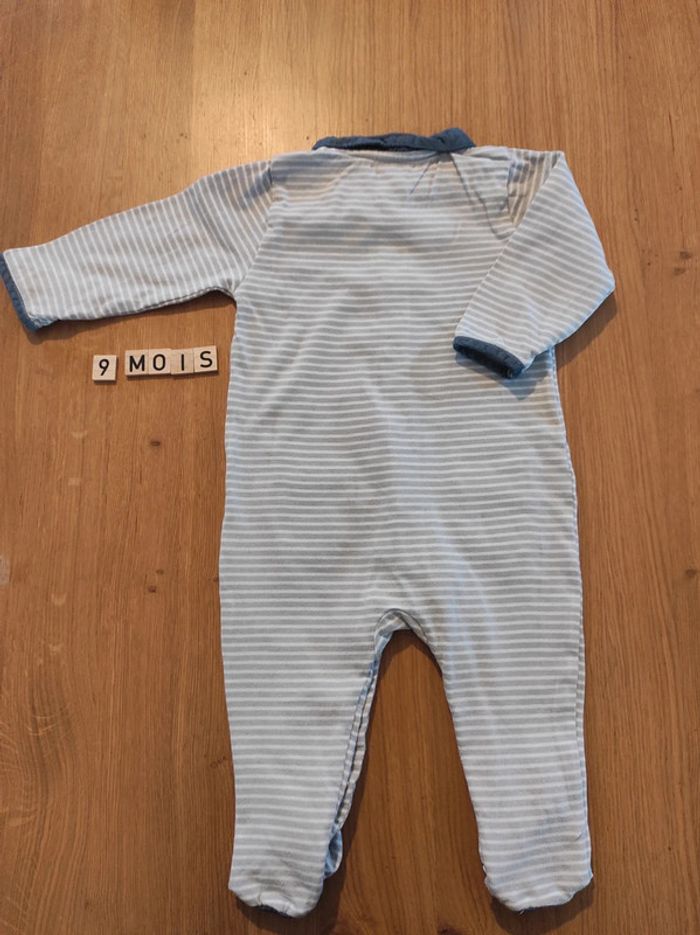 Pyjama en coton Obaïbi 9 mois - photo numéro 2