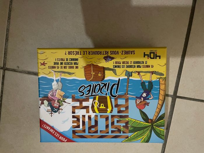Jeu escape, box pirate