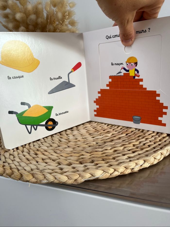 Livre mon imagier du chantier kididoc - photo numéro 3