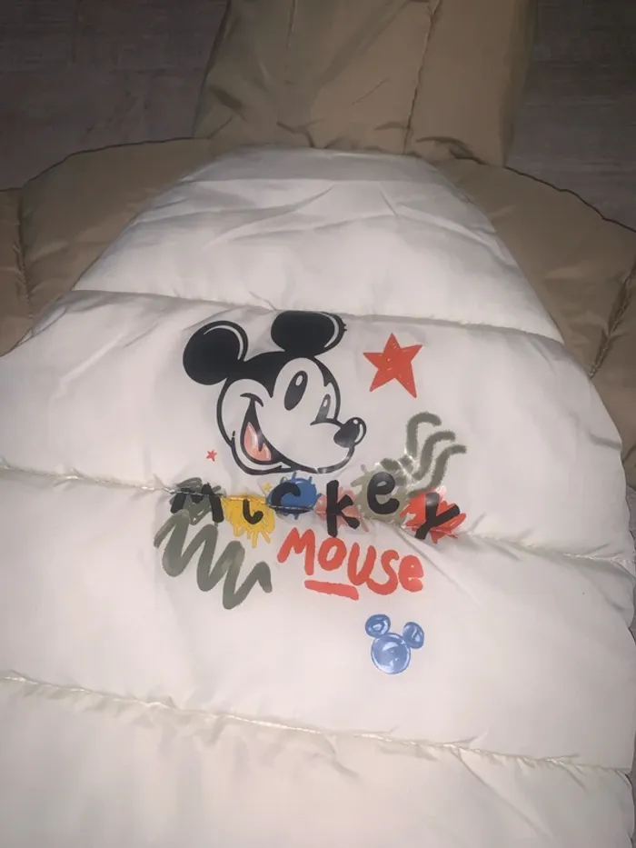 Beau manteau hiver Mickey 74 cm - photo numéro 3
