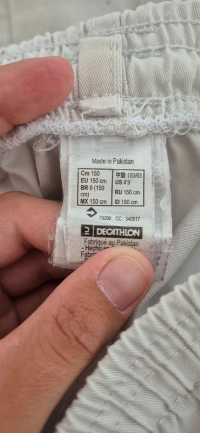 Kimono de karaté / sports de combat avec ceinture blanche outshock / décathlon - photo numéro 7