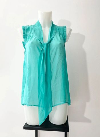 Blouse turquoise