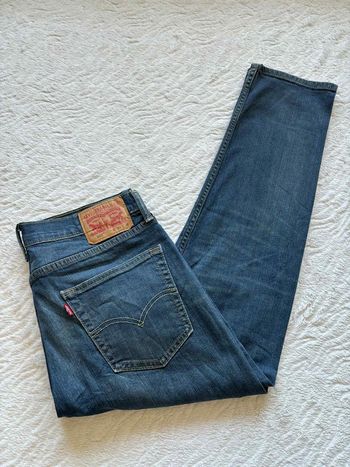 Jean Levi’s homme 502 slim Taper fuselé W33 L30 (42‑44 FR / L) Bleu foncé délavé État très bon